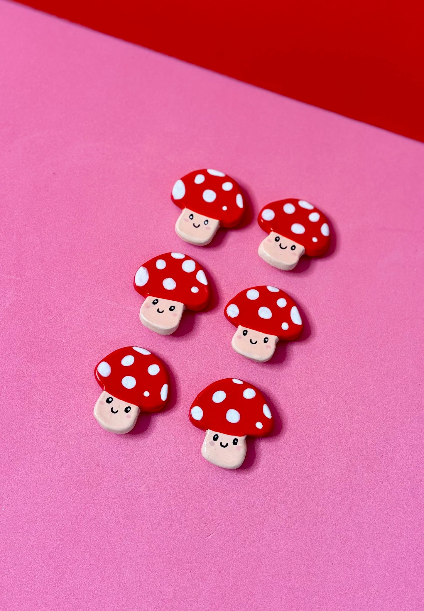 MUSHROOM MAGNETS (pack of 6)
