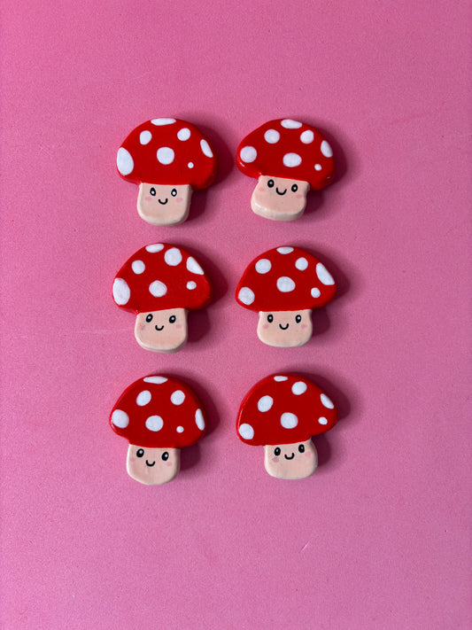 MUSHROOM MAGNETS (pack of 6)